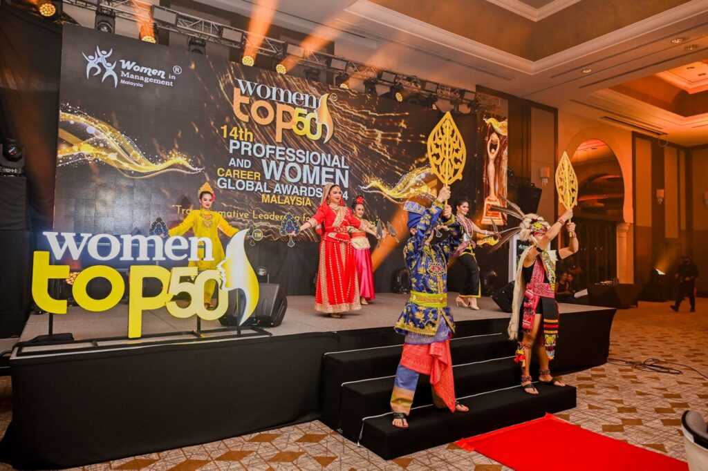 Award Recipients on Stage at Women Career Award 2024